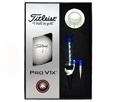 타이틀리스트 PRO V1X 3구 볼마커 자석티 세트