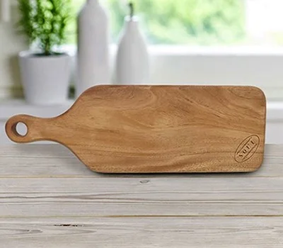 마호가니 핸들 롱플레이트 도마