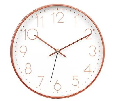 260 로즈골드심플벽시계