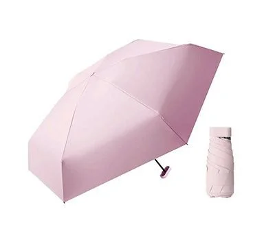 미니 5단 UV 파스텔 암막 양우산 파우치 포함