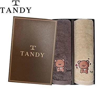 탠디 스마일베어 솔리드 1.7 세면타월 2매세트