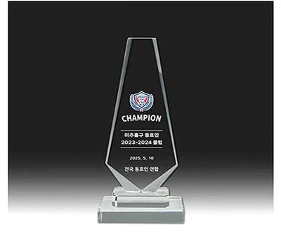 트라포 크리스탈 2단 트로피 감사패 TR38A 투명