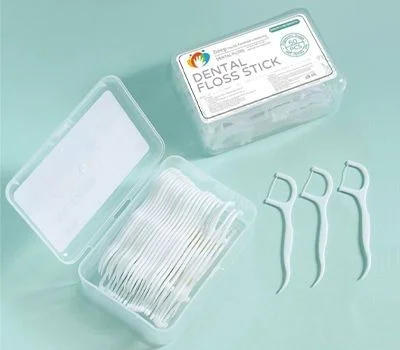 덴탈스틱 휴대용 치실 일회용 치간 치실50개입Y2632
